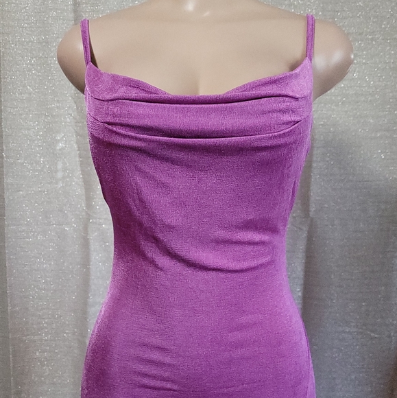 Sexy midi Dress with split new size S strech material. MEMORIAL DAY SALE🎈 - Picture 4 of 11